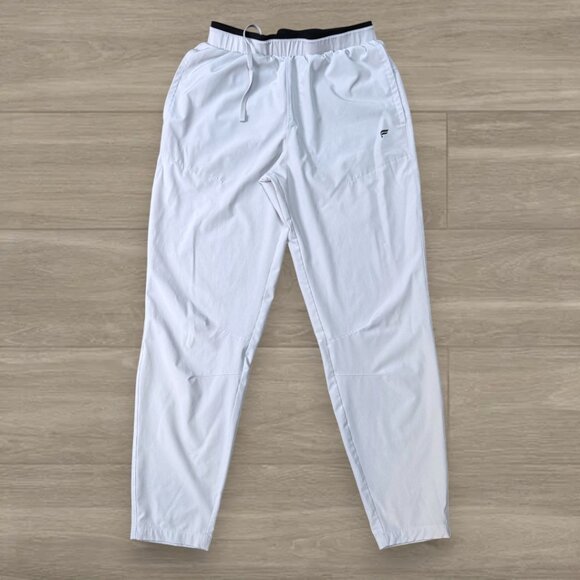 Fabletics Light Gray Performance Joggers Pants Mens Size M - Picture 1 of 3